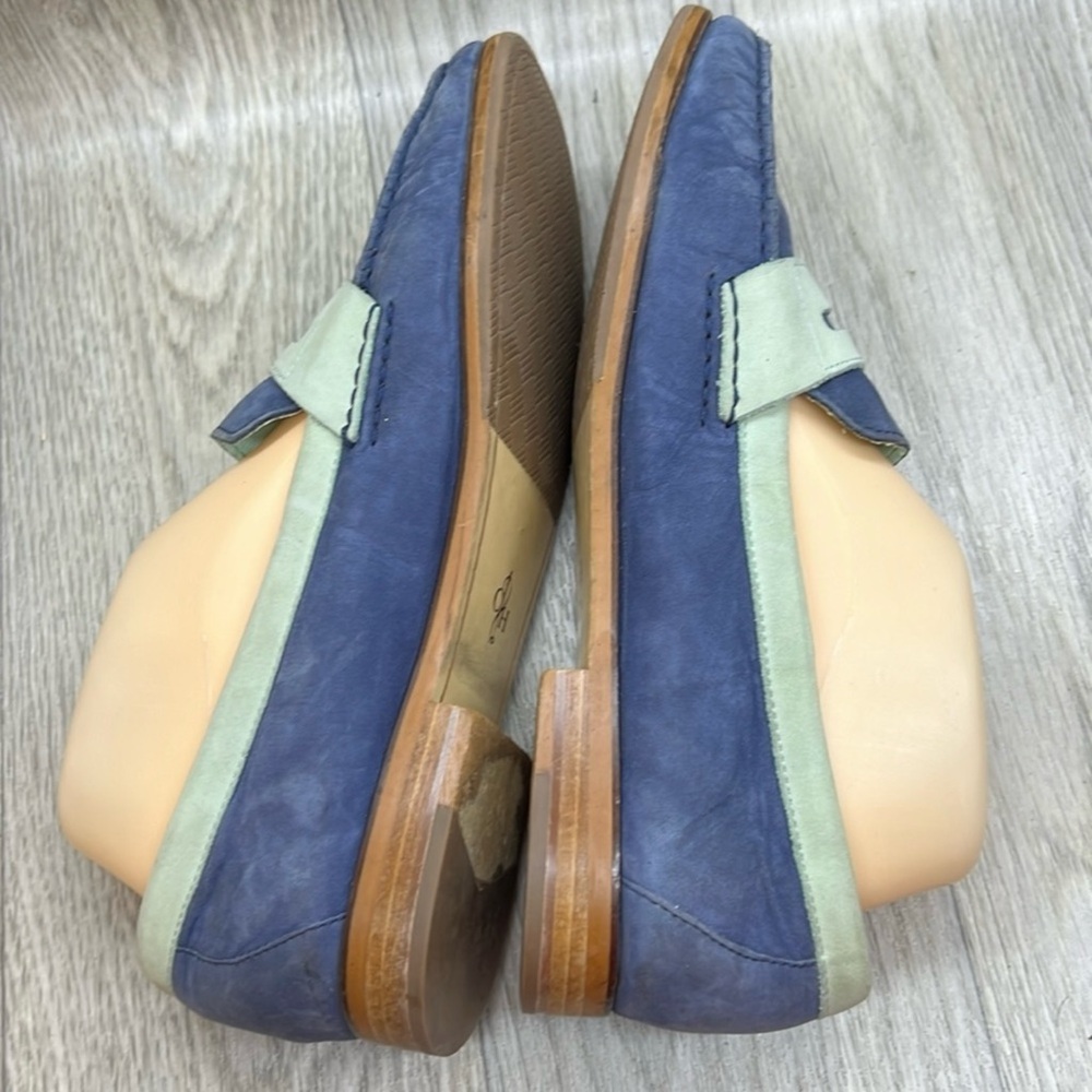 Cole Haan Navy and Light Green Loafers - Picture 7 of 10